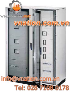 protective cabinet / floor-mounted / metal / modular