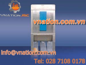 sleeve filter / automatic / forced mechanical cleaning / dust