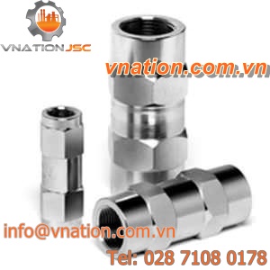 piston check valve / steel / compact