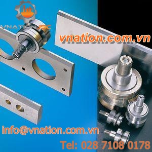 skate wheel linear guide / profiled rail / stainless steel