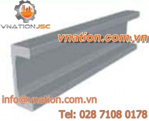 stainless steel profile / U-shaped / industrial