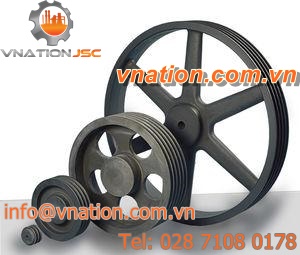 V-belt pulley / with cylindrical bore