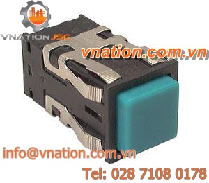 single-pole push-button switch / electromechanical / snap-action