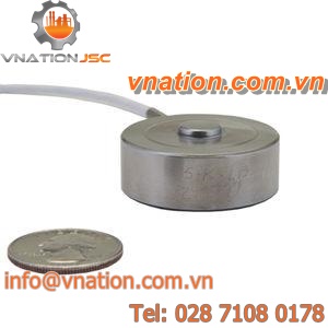 compression load cell / button type / miniature