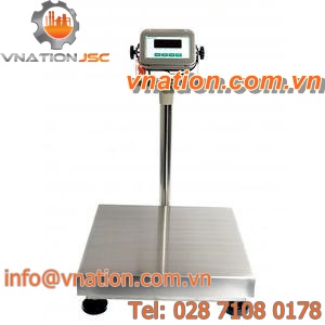 counting scales / benchtop / with LED display / stainless steel