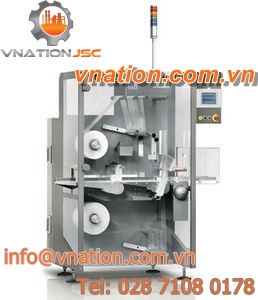 servo-driven shrink wrapping machine / with heat shrink film / high-speed