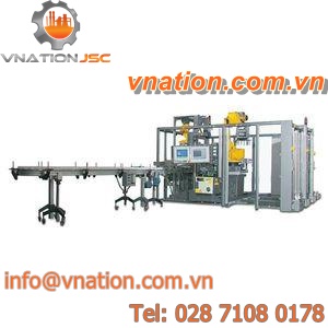 tray depalletizer / bottle / robotic / articulated
