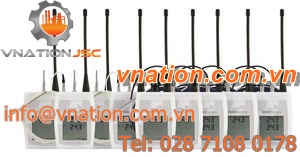 temperature data-logger / programmable / radio frequency / with LCD display