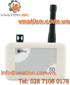 relative humidity and temperature sensor / wireless / digital / with temperature measurement