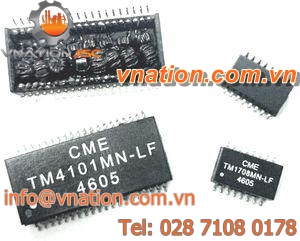 encapsulated transformer / through-hole / local area network (LAN) / filter