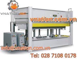 hydraulic press / veneer / with heating plates / for the wood industry