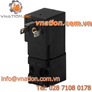 poppet valve / pneumatic / miniature