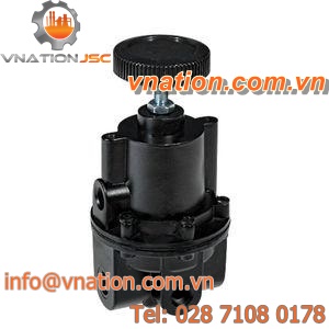 compressed air pressure regulator / membrane / single-stage / high-precision