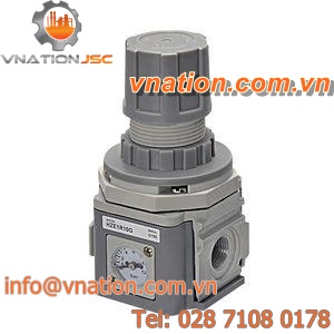 air pressure regulator / membrane / single-stage / pneumatic