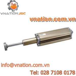 linear actuator / pneumatic / telescopic / double-acting