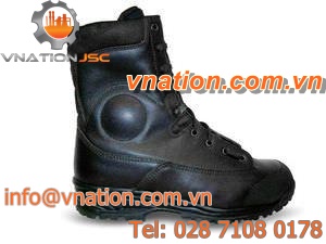 fire-retardant safety boot / textile / leather