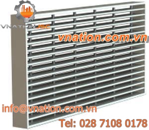 fire-resistant ventilation grill