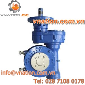 rotary actuator / electric / worm gear / industrial