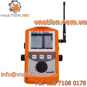 vibration data-logger / programmable / with LCD display