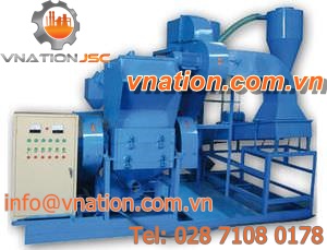 cable plastic granulator / horizontal