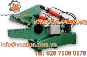 alligator shear / lever-operated / for metal sheets