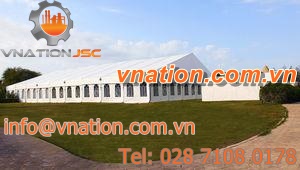 large tent for event organization