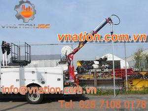 truck-mounted crane / telescopic / hydraulic / loading