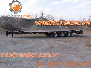 flatbed trailer / 3-axle