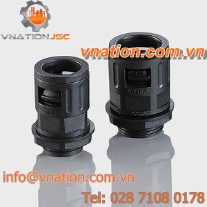 threaded fitting / straight / for hoses