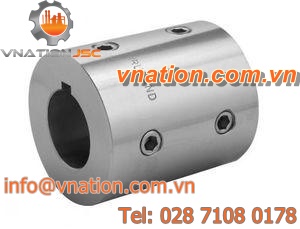 rigid coupling / elastic / aluminum / stainless steel