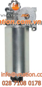 DC electric gearmotor / right-angle / worm / permanent magnet