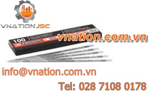 hack saw blade / bimetallic / for steel