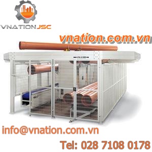 plastic pipe palletizer / online / automatic / PLC-controlled