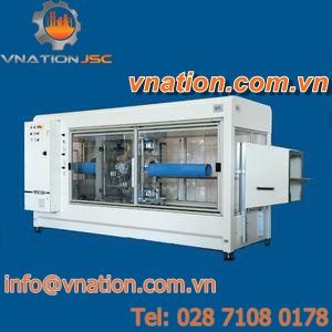 circular sawing machine / for PVC / for pipes / for extrusion lines