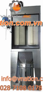 air filter / compressed air / cartridge / vertical