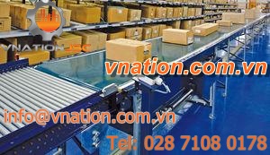 belt conveyor / for boxes / horizontal / transport