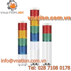 flashing stack light / IP65 / modular / with audio signal