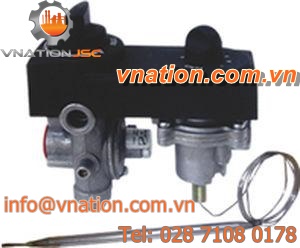 flow-control thermostatic valve / for gas