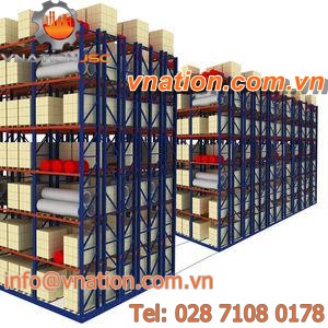 pallet shelving / mobile / order picking / electric