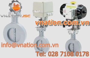 butterfly valve / pneumatic / flow-control