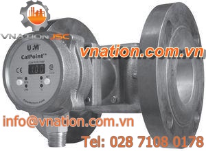 vortex flow meter / for solids / in-line