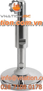 foot for sterile applications / leveling / stainless steel