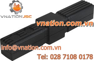 square tube connector / polyamide