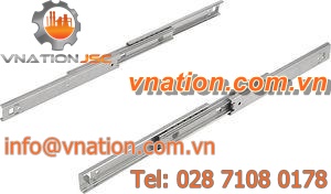 over-extension telescopic slide / caged ball / stainless steel