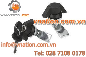 quarter-turn lock / cabinet / zinc
