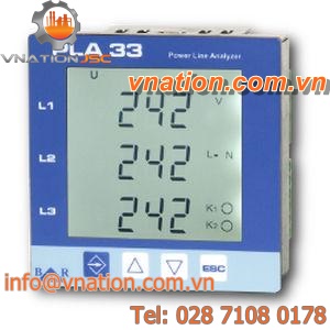 electrical network analyzer / harmonic / for integration / RS485