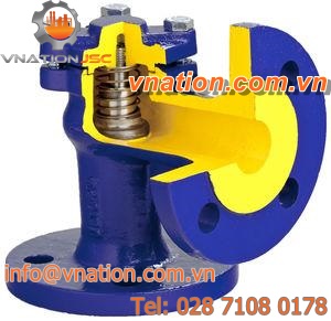 piston check valve / flange / for steam / for water