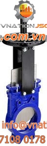 knife gate valve / handwheel / control / wafer