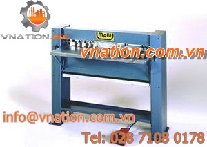 pneumatic punching machine / semi-automatic / for tubes