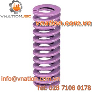compression spring / wire / light-duty / steel